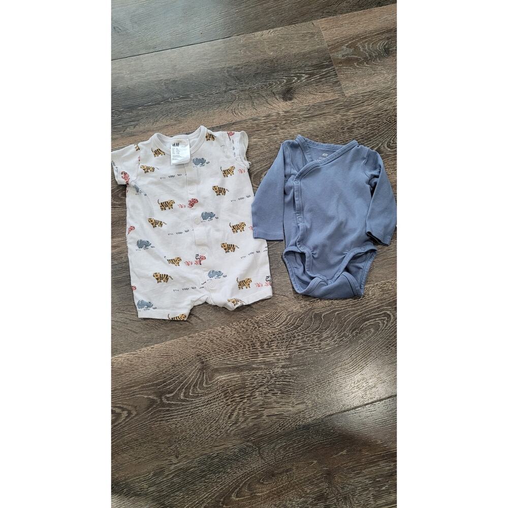 H&M Baby Boy Clothing shirt size newborn and 0-3m‎ #4